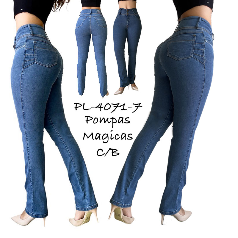 Jeans dama corte colombiano – Gamarra – Ropa de Moda en Perú y
